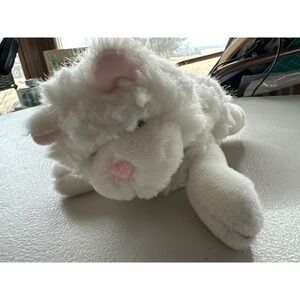 American Girl White Plush Pet Cat Truly Me F7590 Blue Eyes Pink Nose 2013